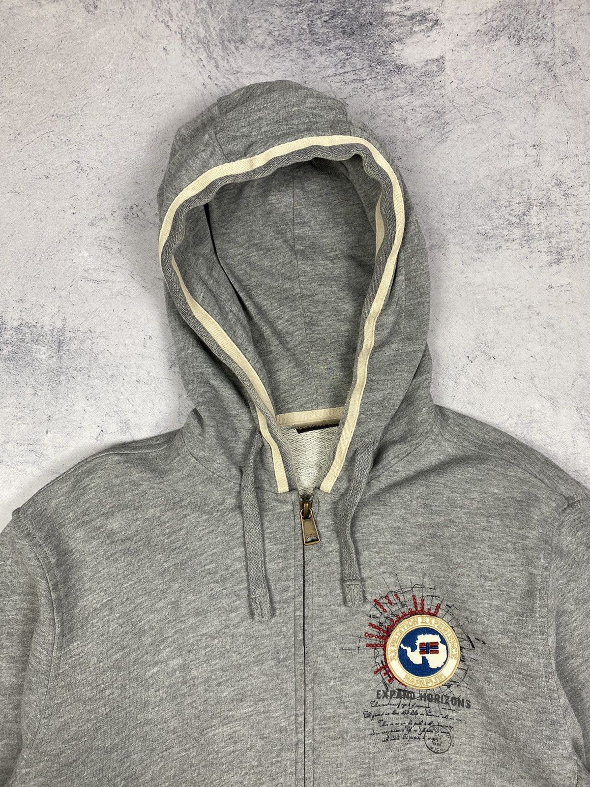 Napapijri Napapijri Outdoor Life Gorpcore Hoodie Zip Up Gray size s Size US S / EU 44-46 / 1 - 3 Thumbnail
