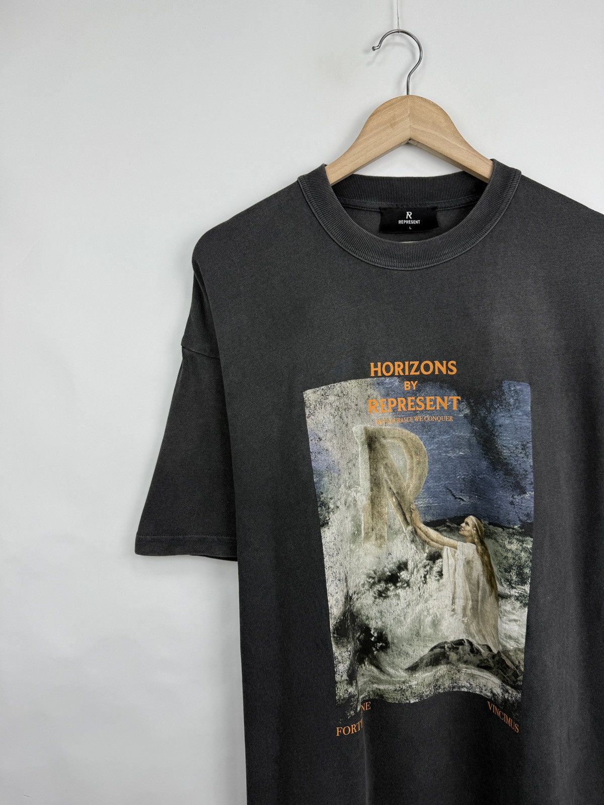 Designer × Represent Clo. Y2K Represent Horizons By Endurance We Conquer T-Shirt Rare Size US L / EU 52-54 / 3 - 5 Thumbnail