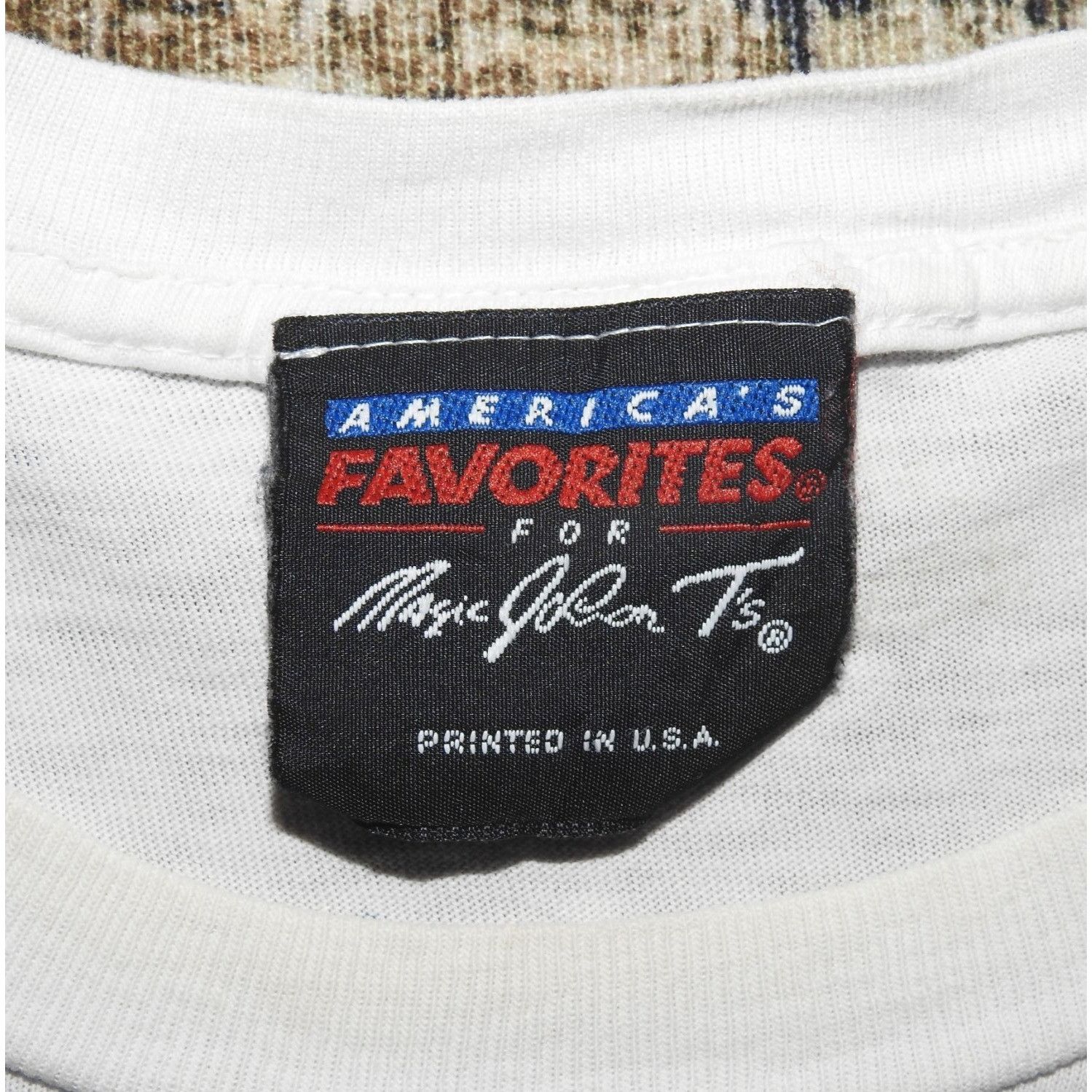 Other Vintage 90s Charlotte Hornets Magic Johnson Single Stitch T- Size US M / EU 48-50 / 2 - 4 Thumbnail