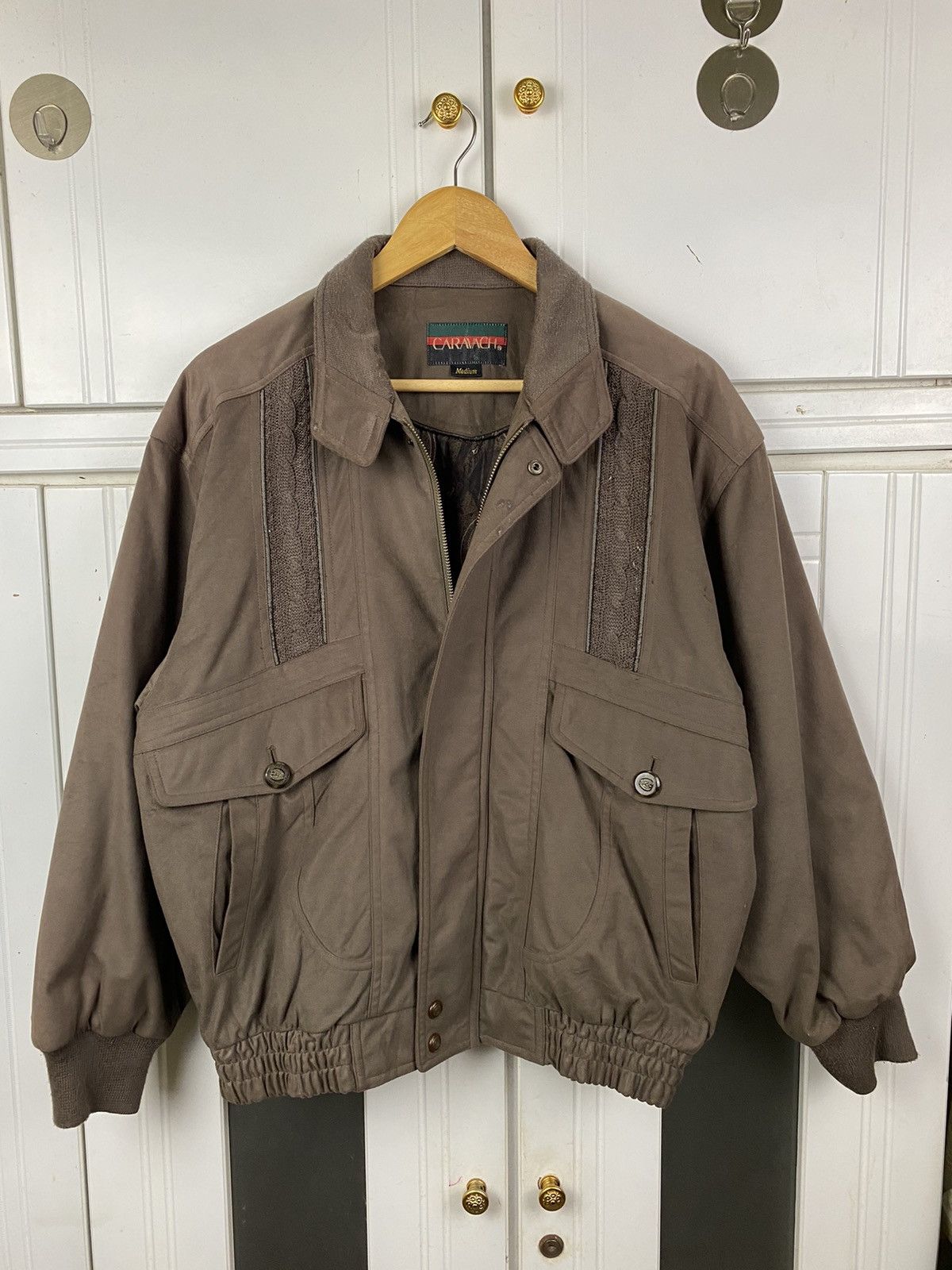 Japanese Brand × Vintage Vintage Caravach Jacket Bomber Size US M / EU 48-50 / 2 - 1 Thumbnail