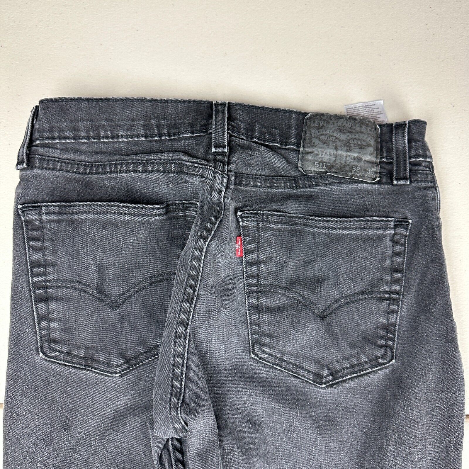 Levi's 511 Levis Jeans Black Label Levi Strauss Black logo patch Size US 32 / EU 48 - 3 Thumbnail
