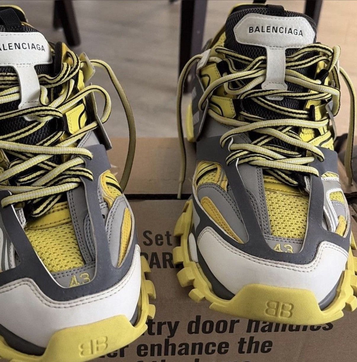 Balenciaga Signature Balenciaga Track Runners (2018) Size US 10 / EU 43 - 1 Thumbnail