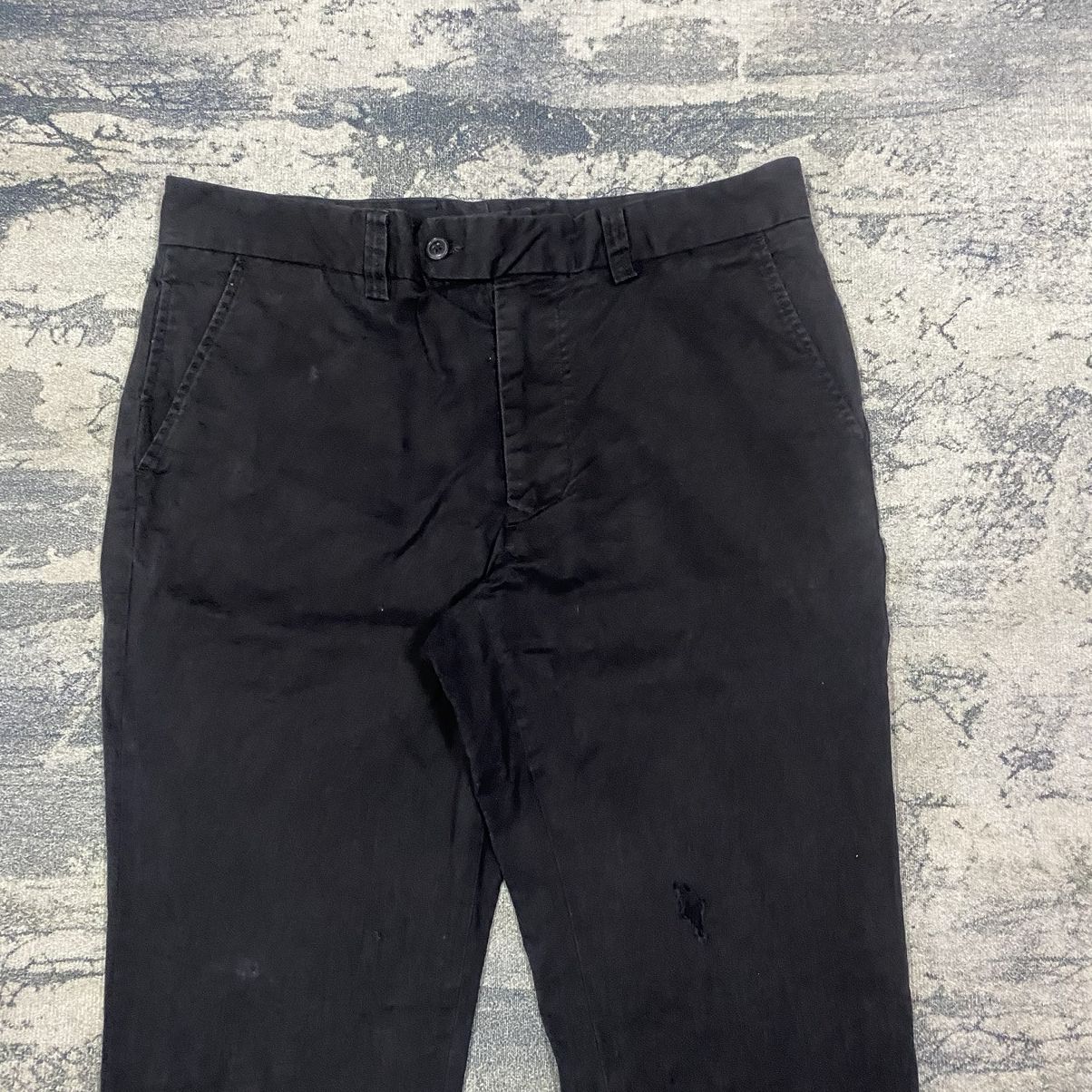 Global Work × Japanese Brand Japan Global work Black Chino Pants Size US 34 / EU 50 - 2 Thumbnail