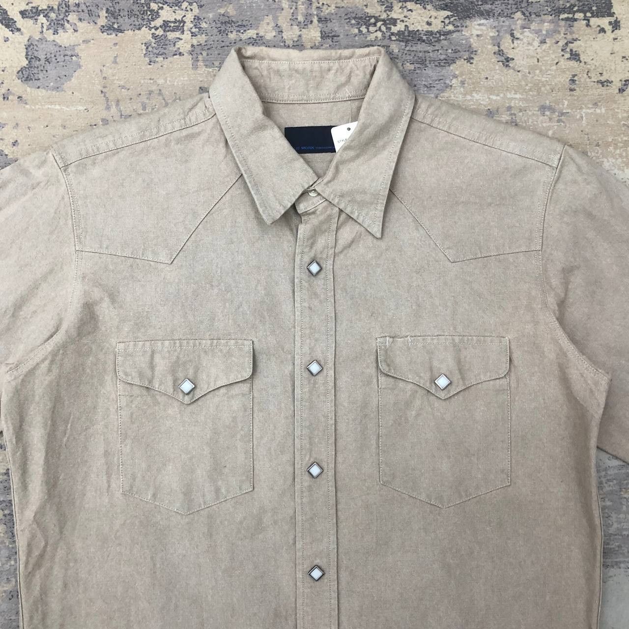 Tomorrowland T484 JAPAN BLUE WORK x TOMORROWLAND WESTERN SHIRTS Size US L / EU 52-54 / 3 - 5 Thumbnail