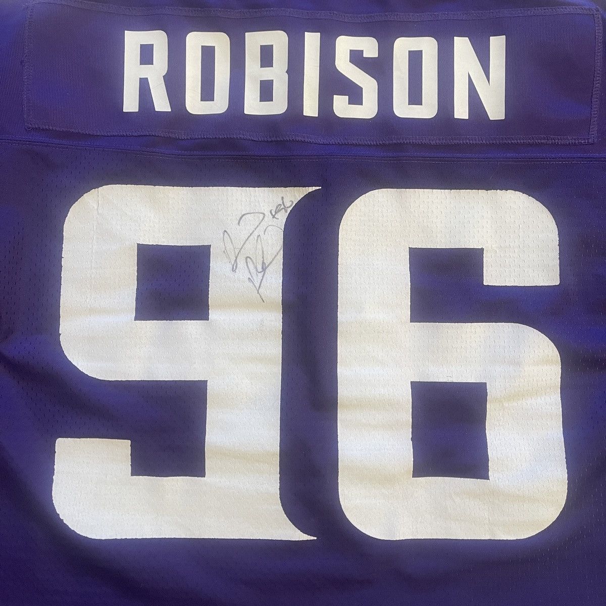 NFL Signed MN Vikings Brian Robinson Mens (Or Unisex) Jersey Size US XL / EU 56 / 4 - 2 Thumbnail