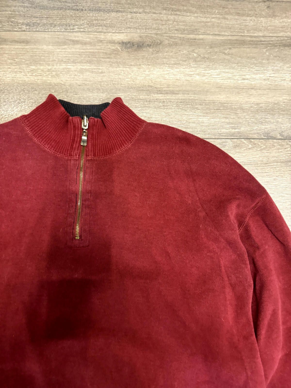 Tommy Bahama Tommy Bahama Sweater Men Size XL Red Quarter Zip Pullover Size US XL / EU 56 / 4 - 2 Thumbnail