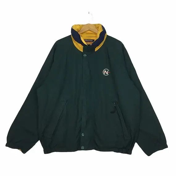 Nautica Vtg NAUTICA Competition Sailing Gear Reversible Jacket Size US L / EU 52-54 / 3 - 2 Thumbnail