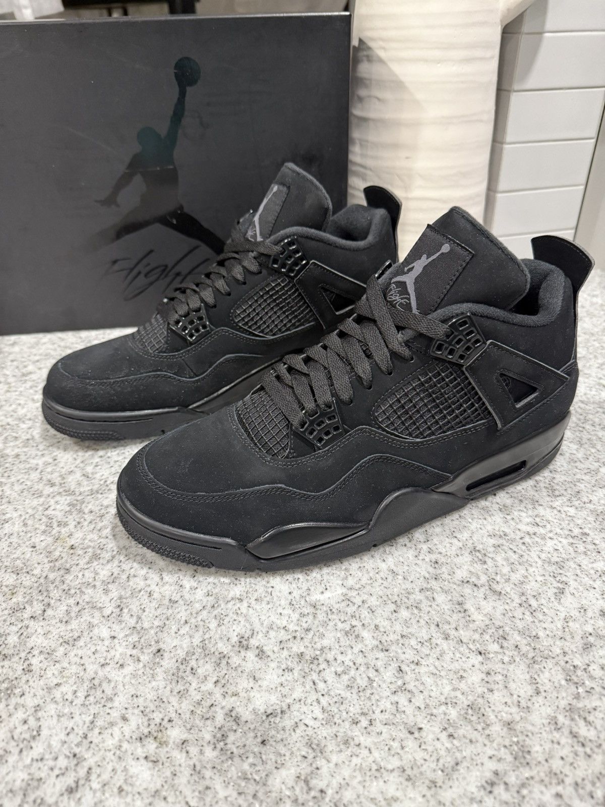 Jordan Brand Air Jordan 4 Retro Black Cat Size US 11 / EU 44 - 5 Thumbnail