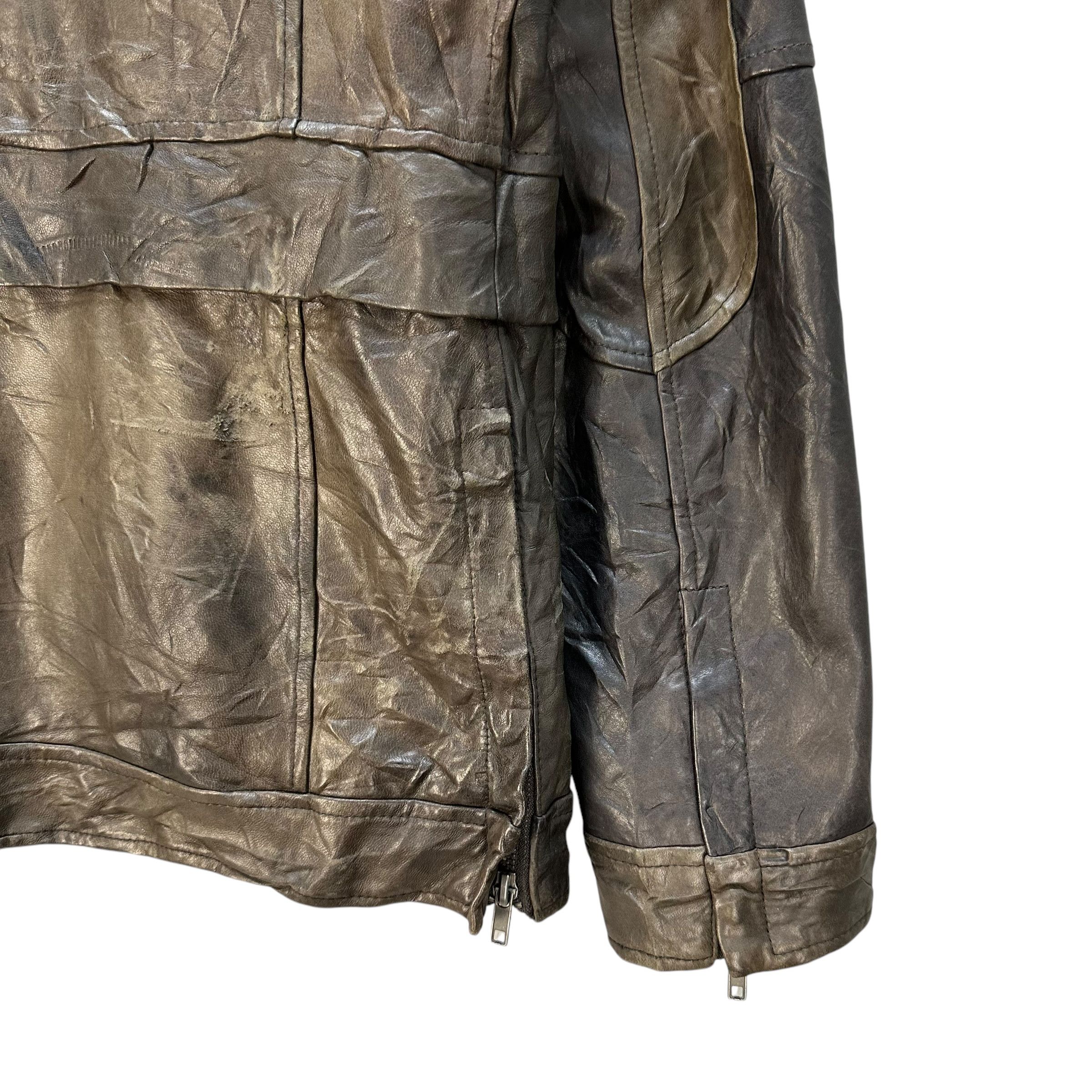 Balmain Vintage BALMAIN Fur Neck Sheepskin Leather Jacket #A65-1548 Size US L / EU 52-54 / 3 - 19 Thumbnail