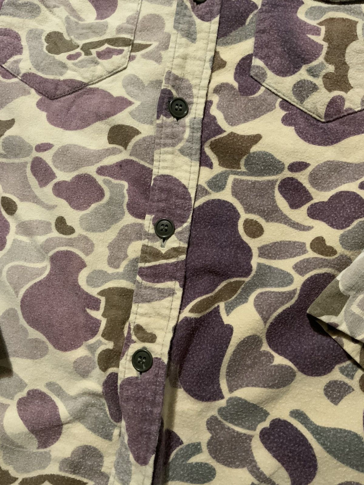 Redhead × Vintage Vintage RedHead Camo Frogskin Flannel Button Shirt Size US S / EU 44-46 / 1 - 5 Thumbnail