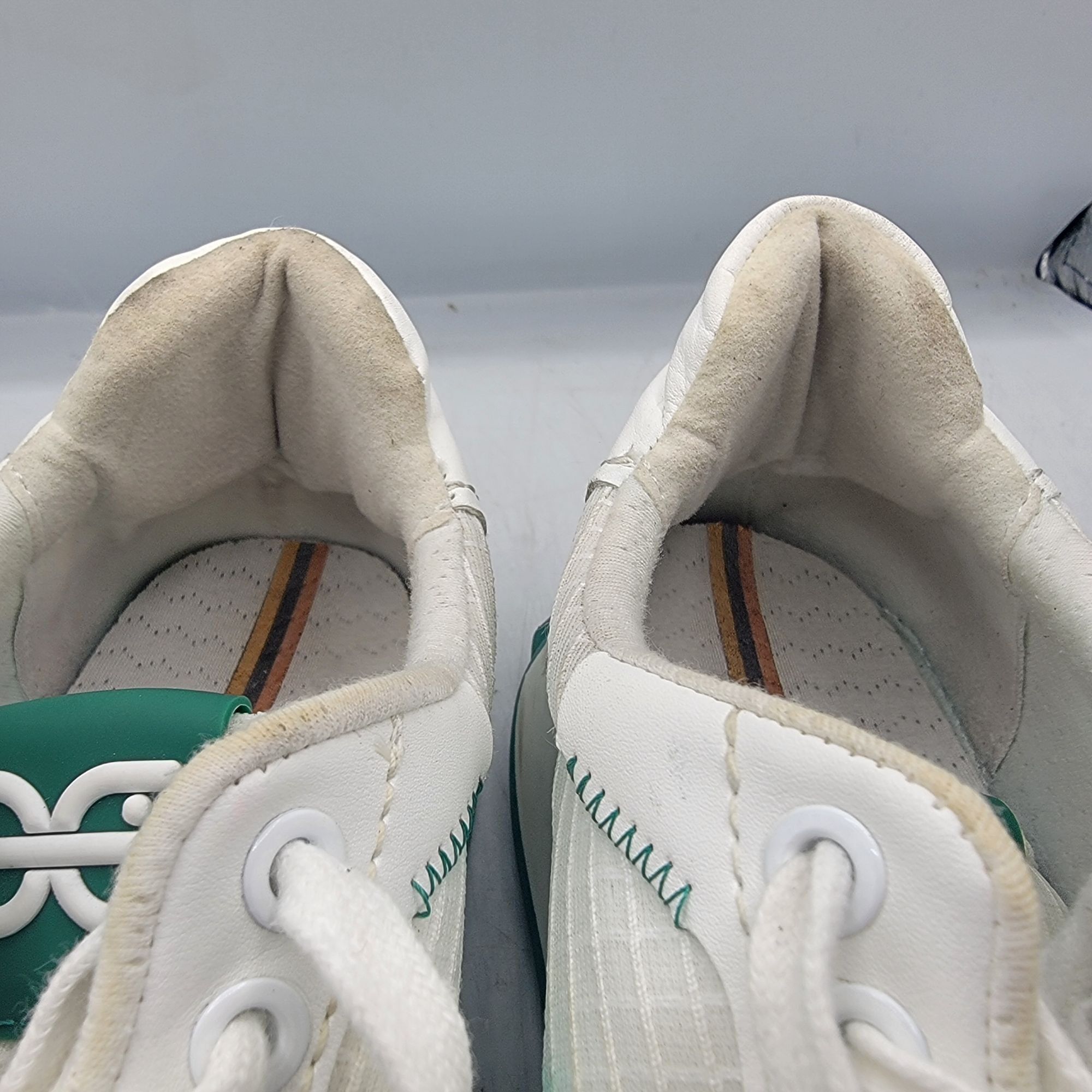 Sam Edelman Sam Edelman Layla Womens 8.5M Green White Sneaker Shoes Walk Size US 8.5 / IT 38.5 - 9 Thumbnail