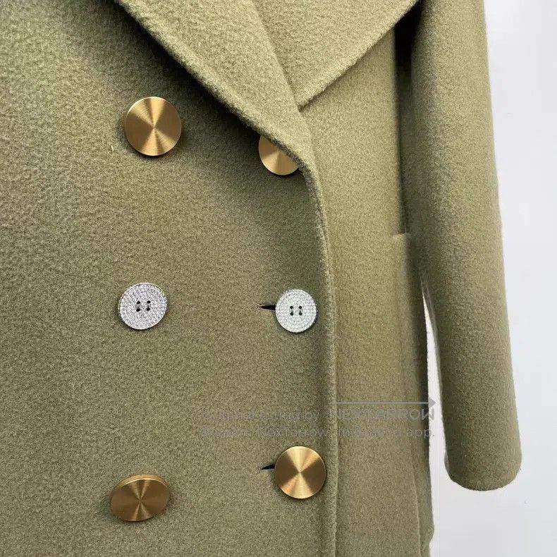 Loewe Loewe Military Green Double Breasted Long Reversible Coat Size XXS / US 00 / IT 34 - 4 Thumbnail