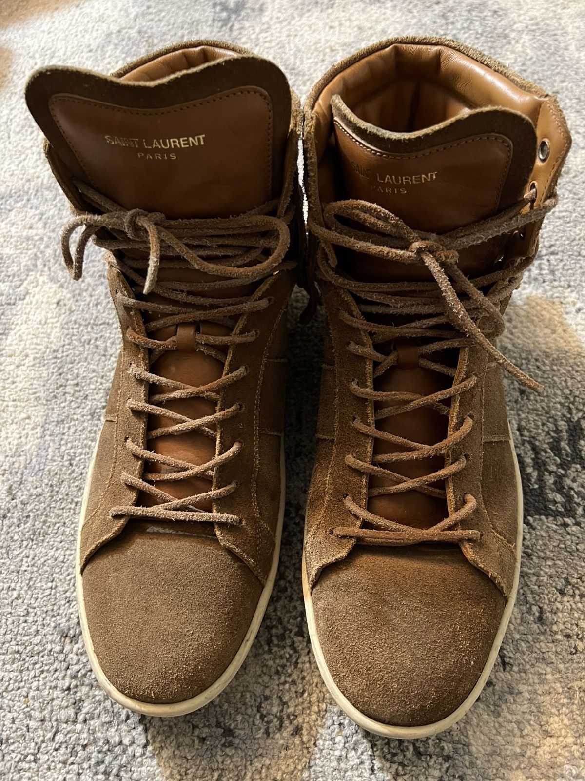 Hedi Slimane Hedi Slimane Brown Fringe sneaker Saint laurent Size US 11 / EU 44 - 2 Thumbnail
