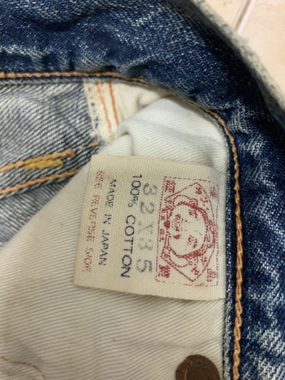 Evisu Vintage Denim Evisu Flat head Size US 32 / EU 48 - 6 Thumbnail