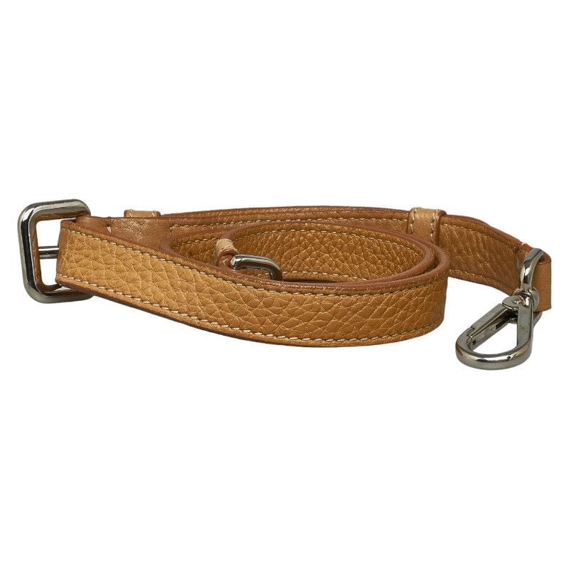 image of Prada Leather Shoulder Strap in Brown, Women's