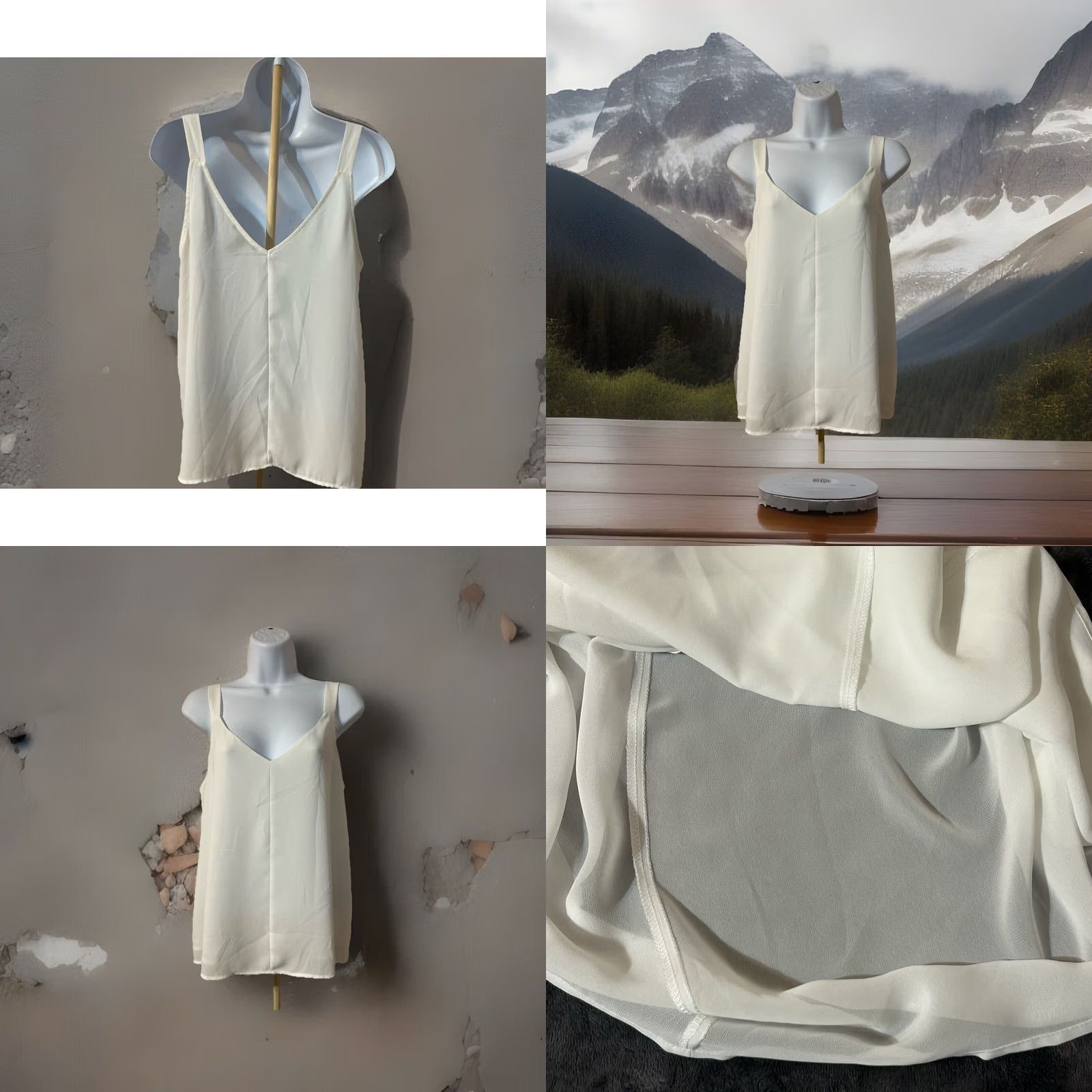 Forever 21 FOREVER 21 Shirt Womens S White Cami Top Women Small Scoop Neck Tank Sleeveless Light Size S / US 4 / IT 40 - 8 Thumbnail