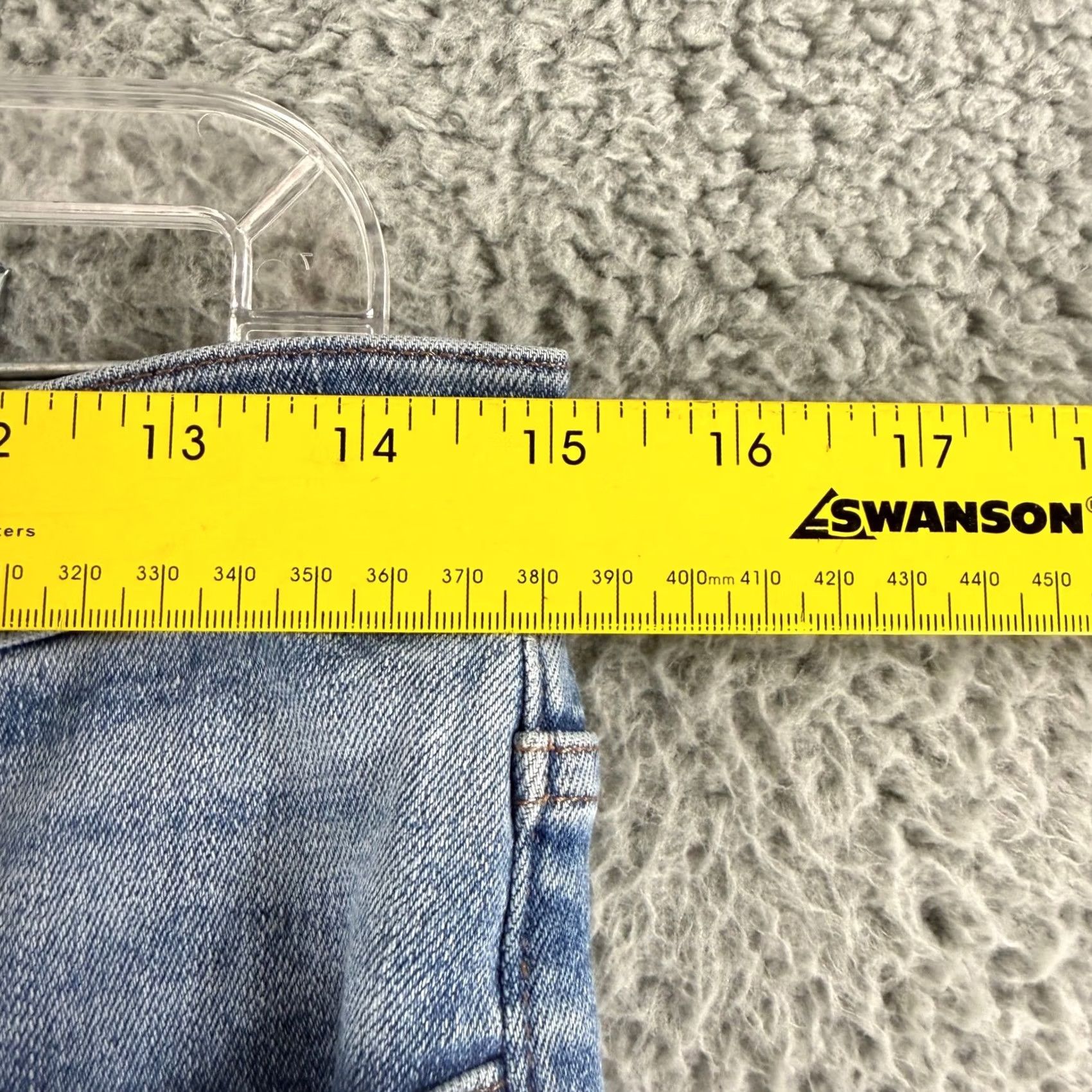 Madewell Madewell Jeans Womens 29 Blue High Rise Skinny Flare Stretch Denim Size 29" - 5 Thumbnail
