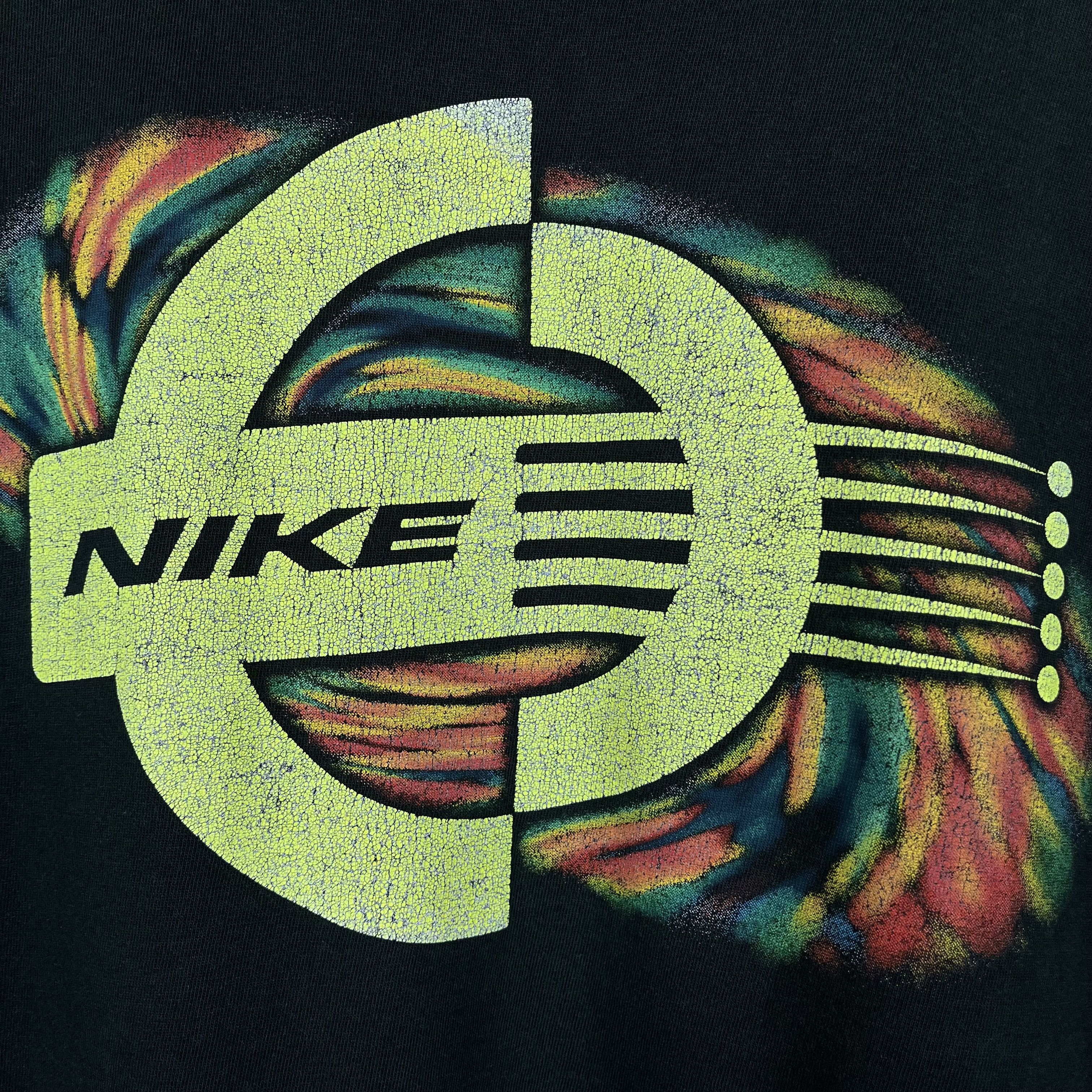 Nike Vintage Nike Iconic Acid Big Logo T Shirt 90’s Size US L / EU 52-54 / 3 - 6 Thumbnail