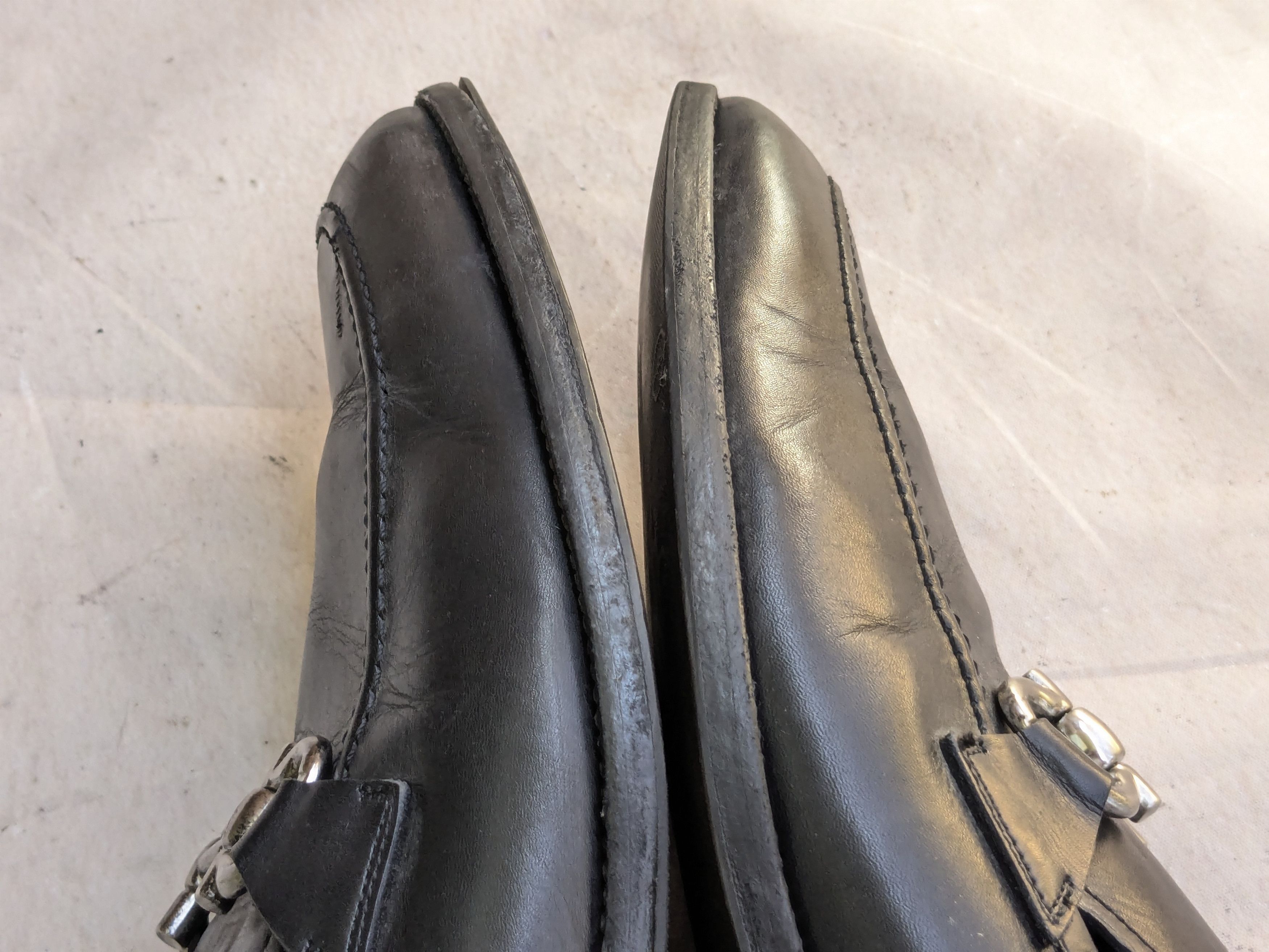 Salvatore Ferragamo × Vintage Salvatore Ferragamo Horsebit Loafers Black 14 D Snaffle Bit Size US 14 / EU 47 - 7 Thumbnail