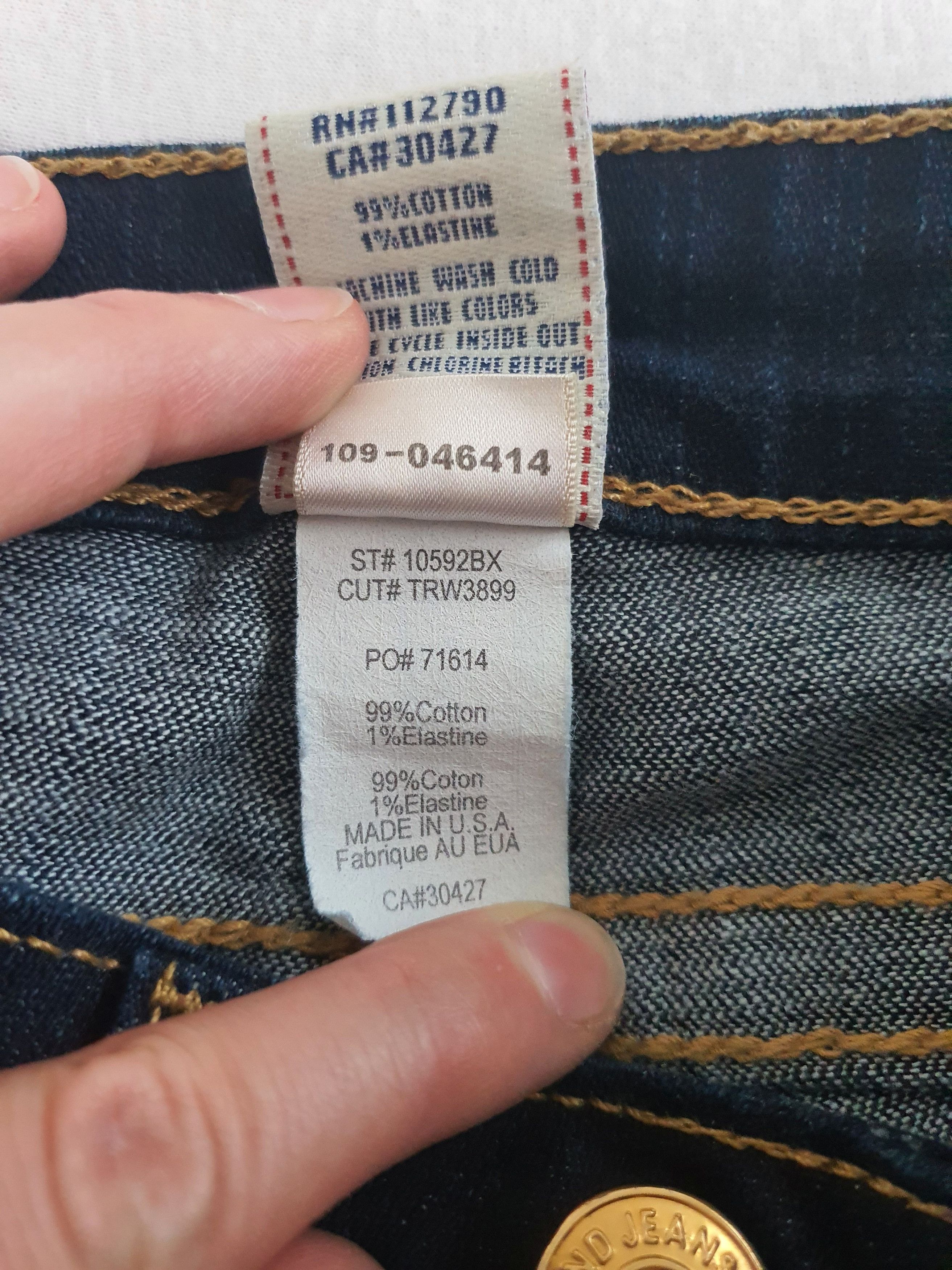 True Religion STELLA Skinny Denim Jeans - Made in USA - W25 L32 (25x32) Size 25" / US 0 / IT 36 - 7 Thumbnail