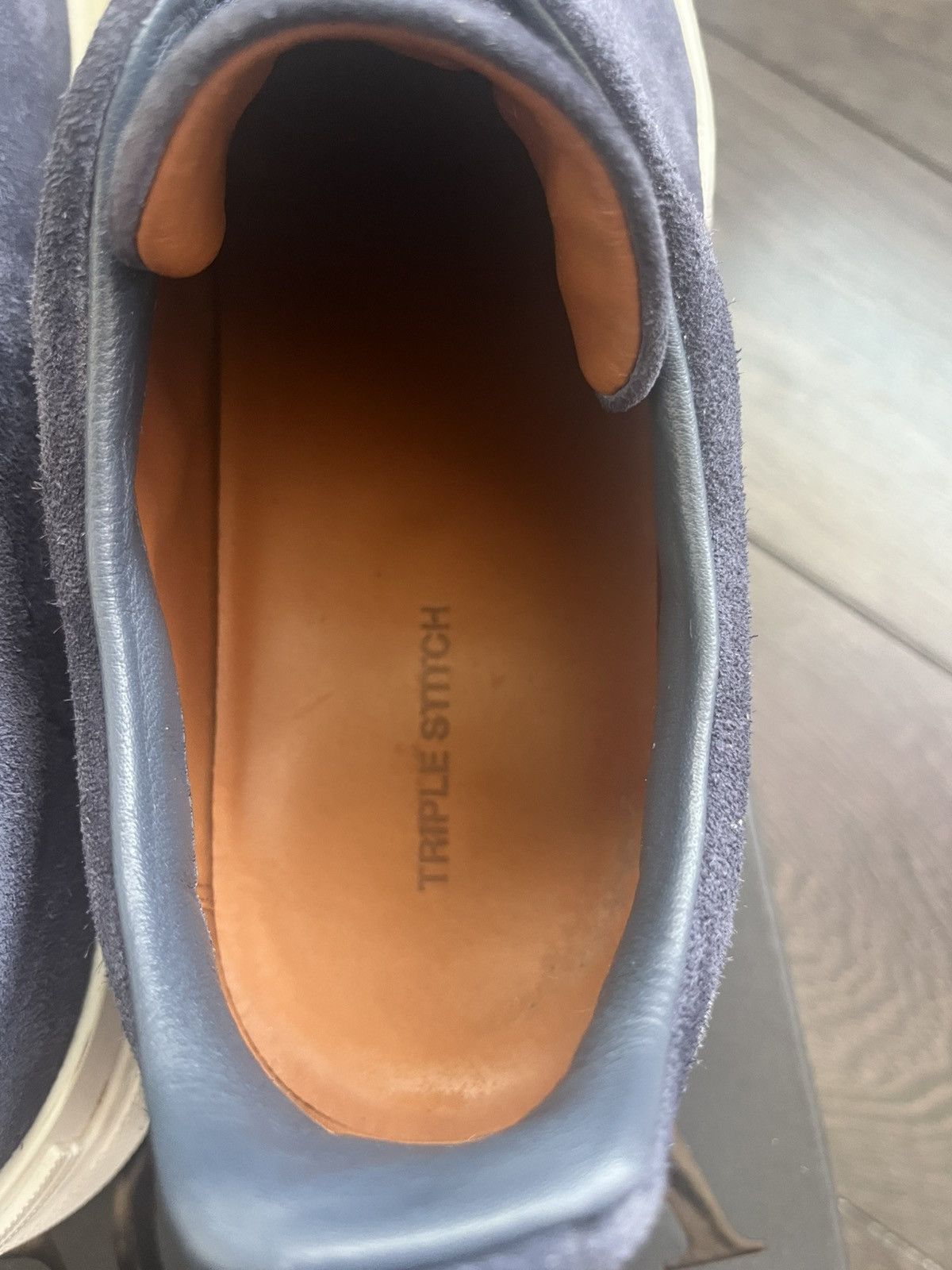 Ermenegildo Zegna Zegna triple stitch navy special edition uk 8 Size US 9 / EU 42 - 7 Thumbnail