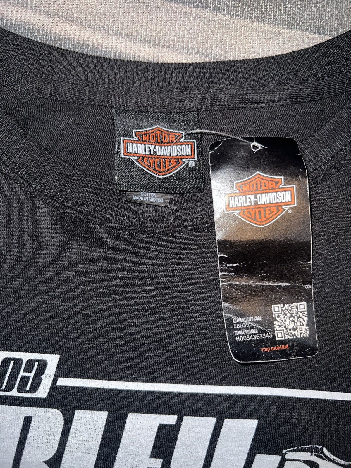 Harley Davidson Harley-Davidson Logo Motorcycle Graphic T-Shirt NWT Black XL Size US XL / EU 56 / 4 - 4 Thumbnail