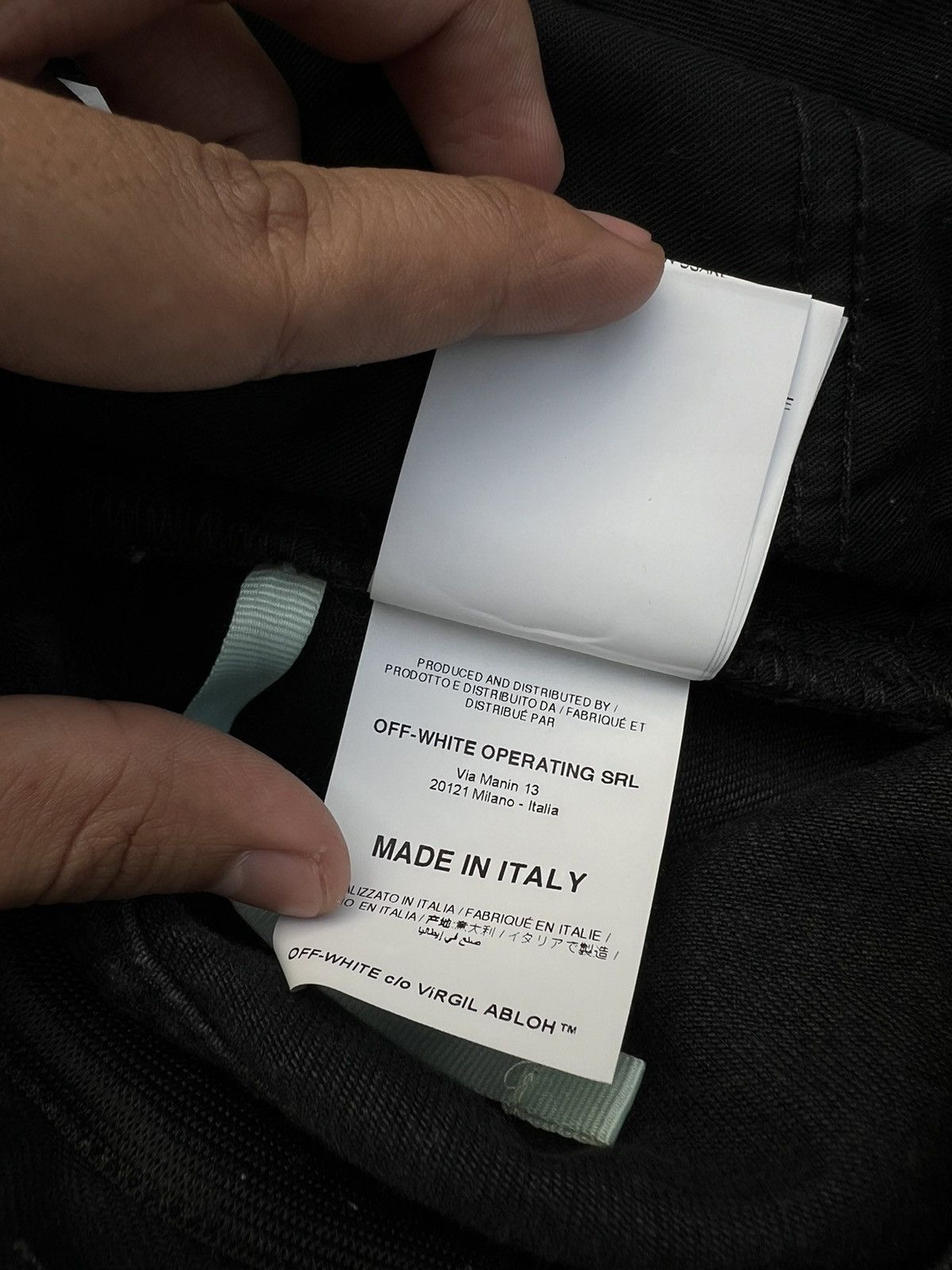 Off-White Off-White Slim Low Crotch Jeans Size US 29 - 11 Thumbnail