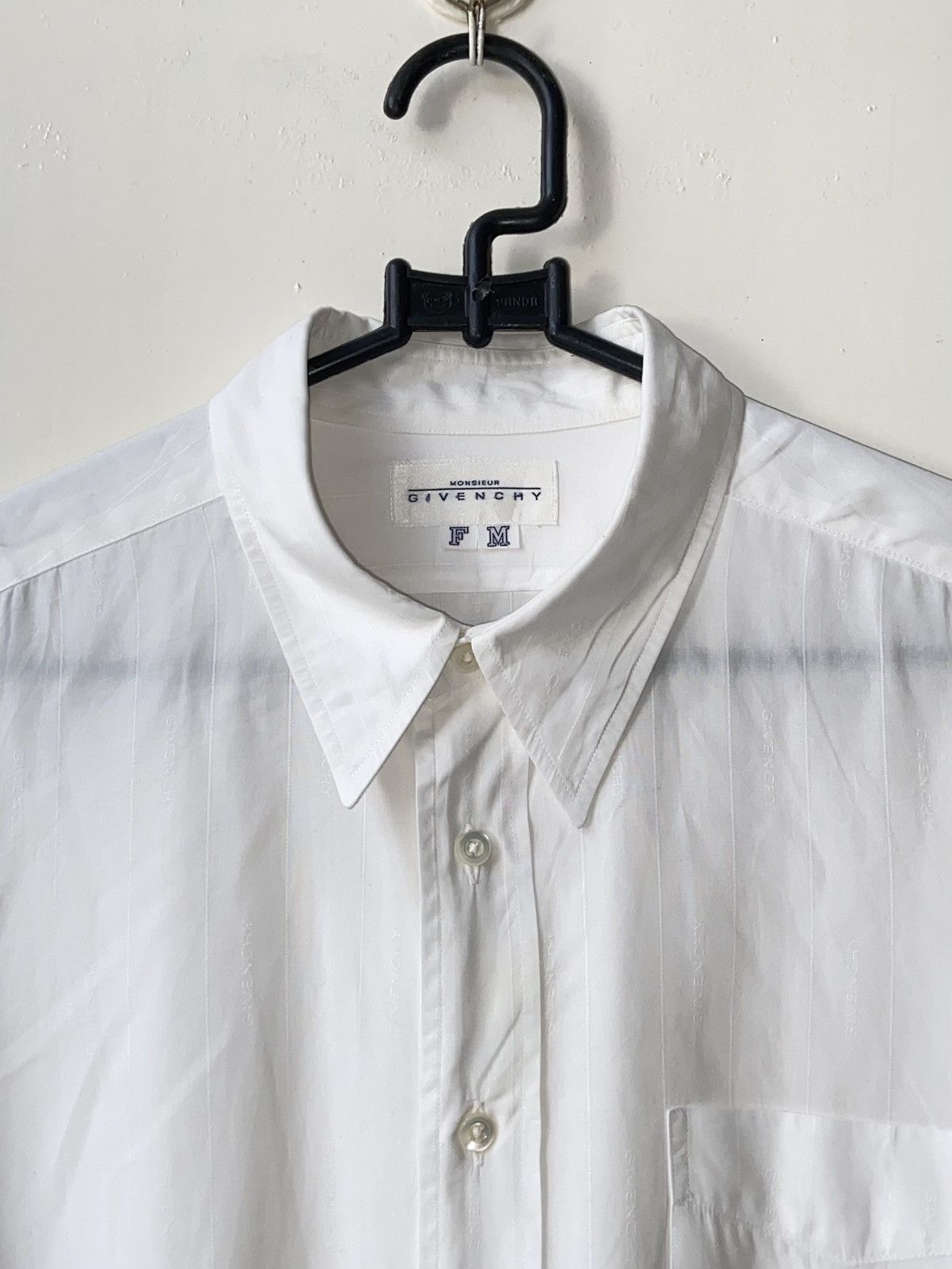 Givenchy GIVENCHY MONSIEUR White Shirt Size US S / EU 44-46 / 1 - 14 Thumbnail