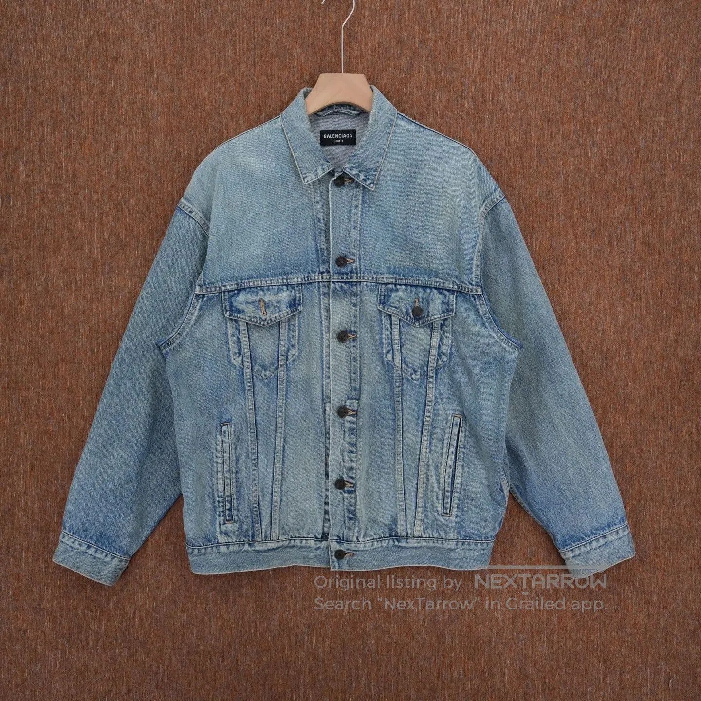Balenciaga balenciaga washed denim oversized jacket xs. Size US XS / EU 42 / 0 - 1 Thumbnail