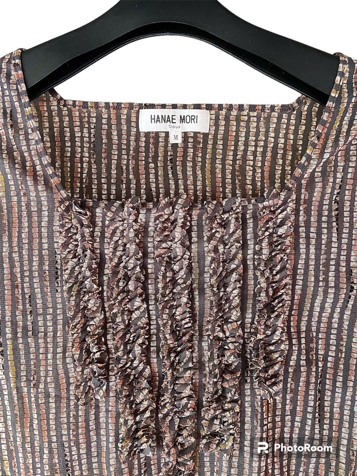 Hanae Mori HANAE MORI MESH TOP LONG SLEEVE Size US S / EU 44-46 / 1 - 5 Thumbnail