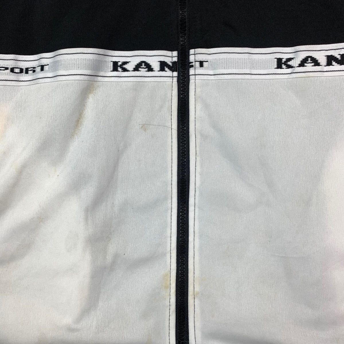 Vintage Kani Sport Spell Out Tri Tone Zipper Coach Jacket