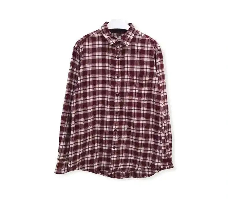 Flannel Japanese Brand Uniqlo Plaid Tartan Flannel Shirt Size US L / EU 52-54 / 3 - 1 Thumbnail