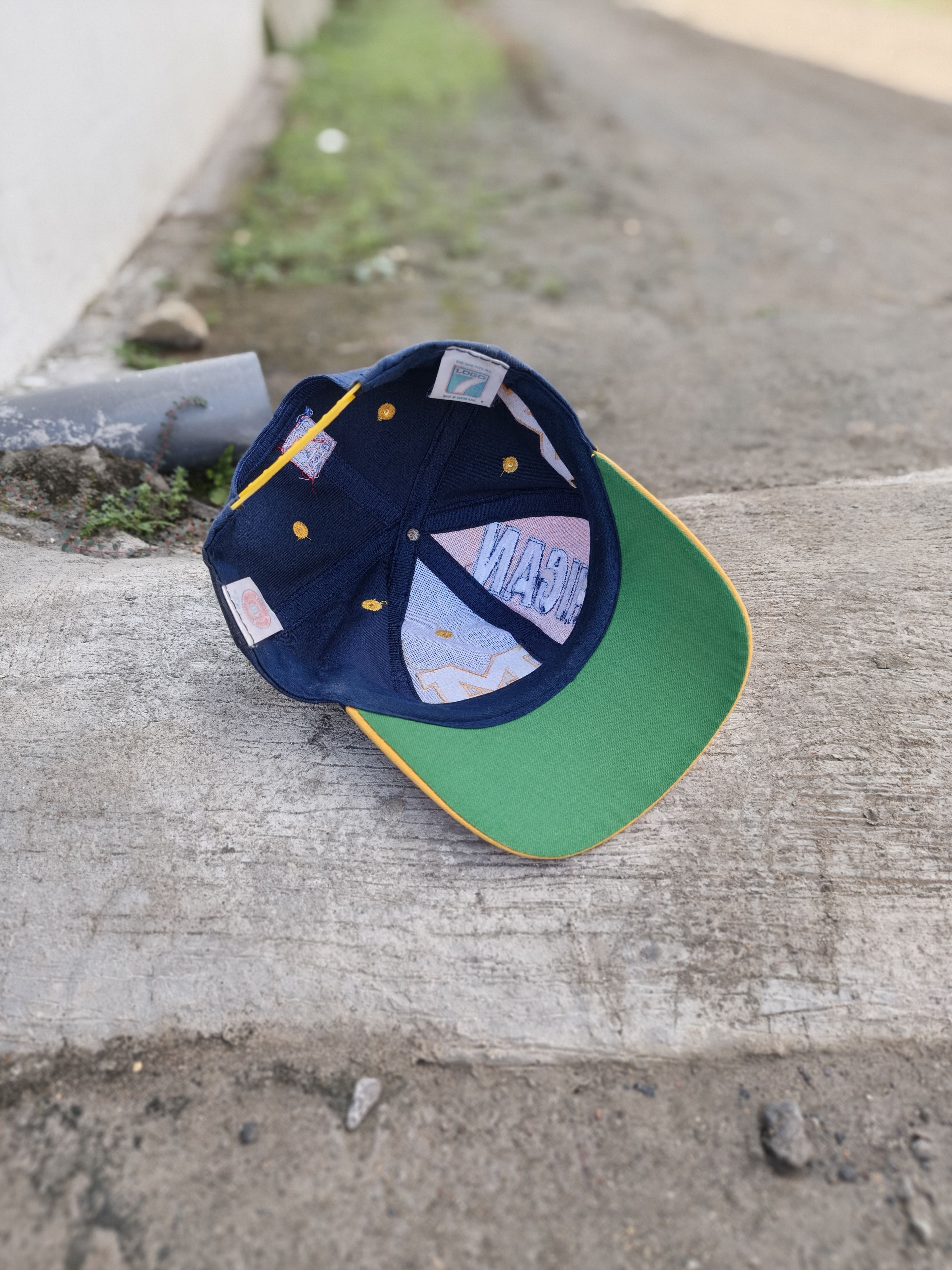 Logo 7 Michigan Wolverines VTG Hat Size ONE SIZE - 6 Thumbnail
