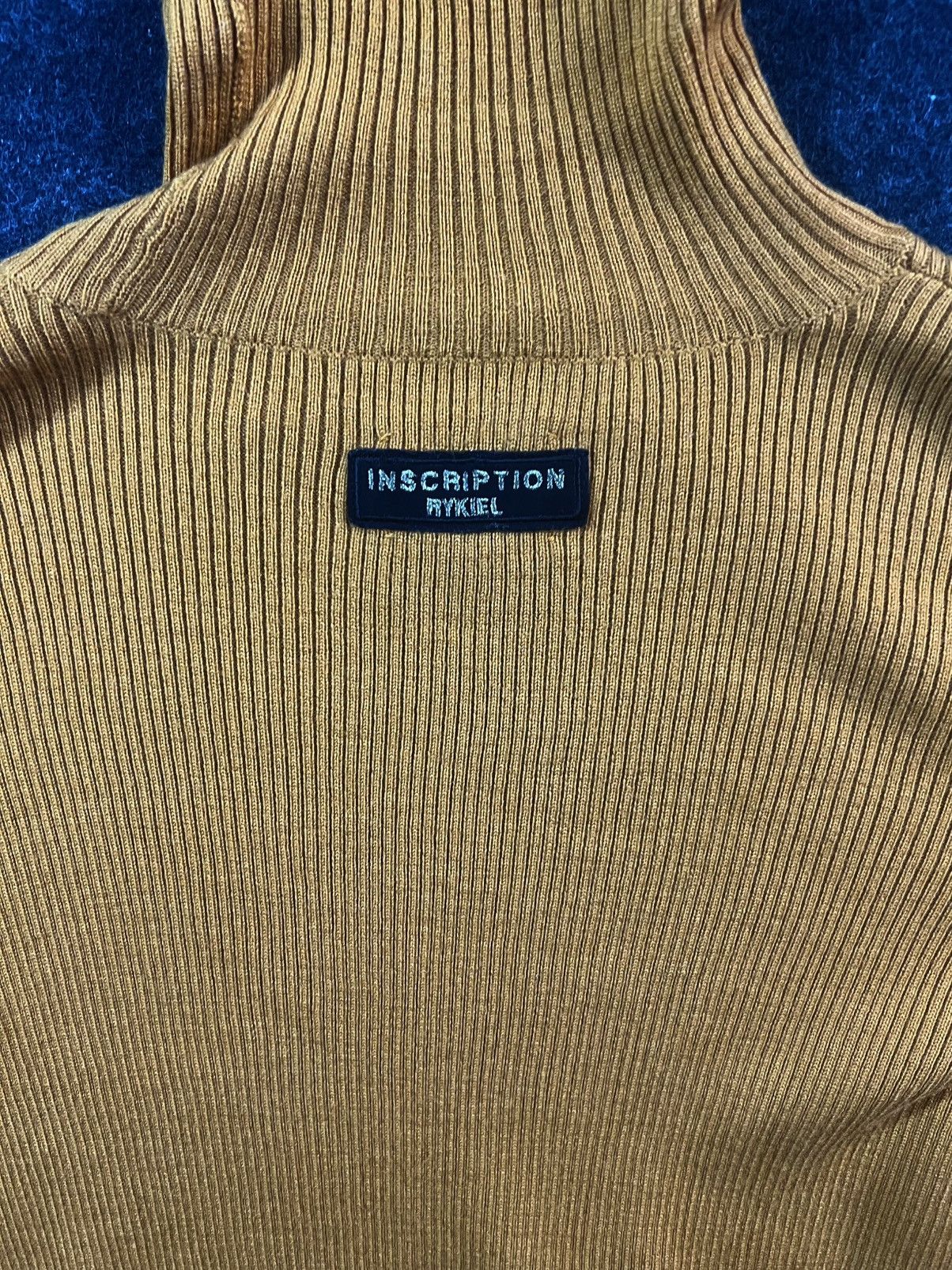 Vintage 80’s vintage sonia rykiel inscription knitted yellow mustard Size S / US 4 / IT 40 - 3 Thumbnail