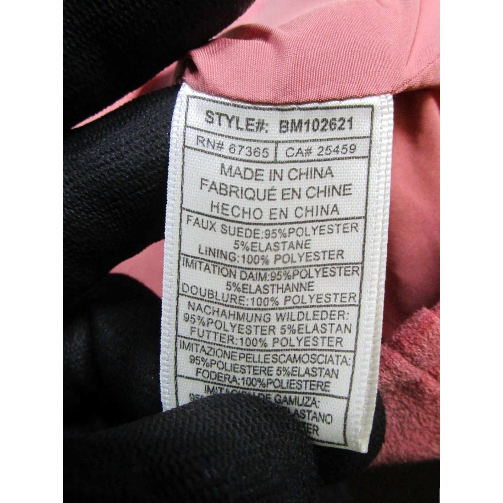 BB Dakota BB Dakota X Steve Madden Jacket Womens XS Pink Faux Suede Full Zip Jacket Motorcycle Style Size XS / US 0-2 / IT 36-38 - 4 Thumbnail