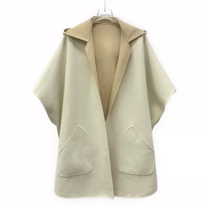 Loro Piana Loro Piana Brown cashmere hooded double-sided cloak coat 25 Size S / US 4 / IT 40 - 3 Thumbnail