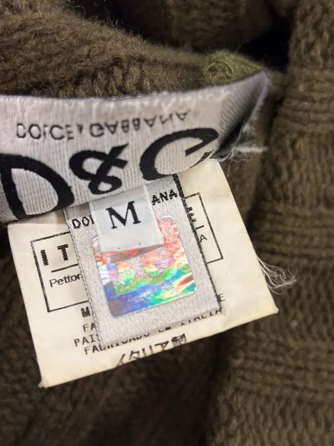 Dolce & Gabbana AW2003 Dolce & Gabbana Khaki Wool Beanie Size ONE SIZE - 8 Thumbnail
