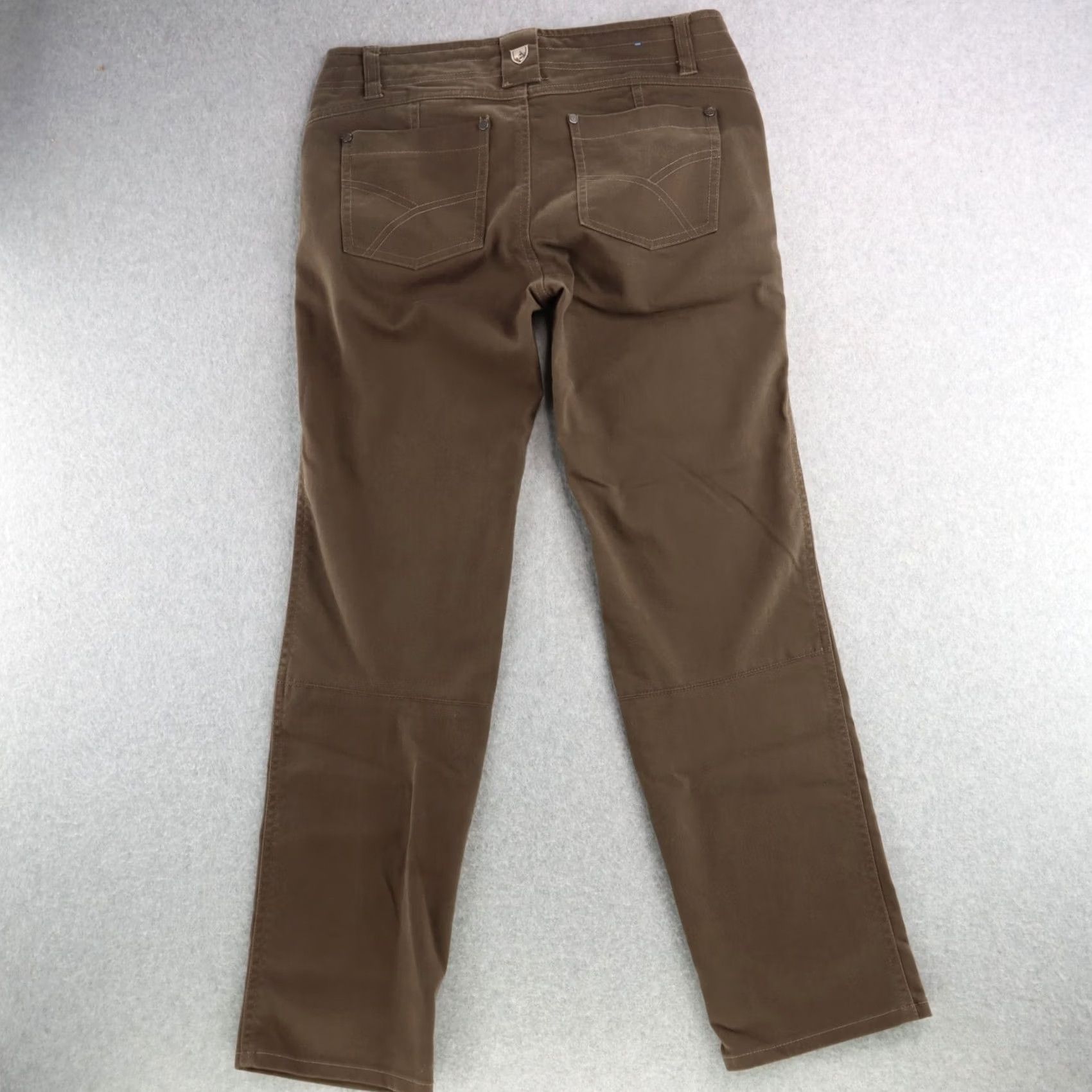 Vintage Kuhl Pants Women Size 4 Regular Military Green Hiking Cargo Authentic w Button Size 27" / US 4 / IT 40 - 2 Thumbnail