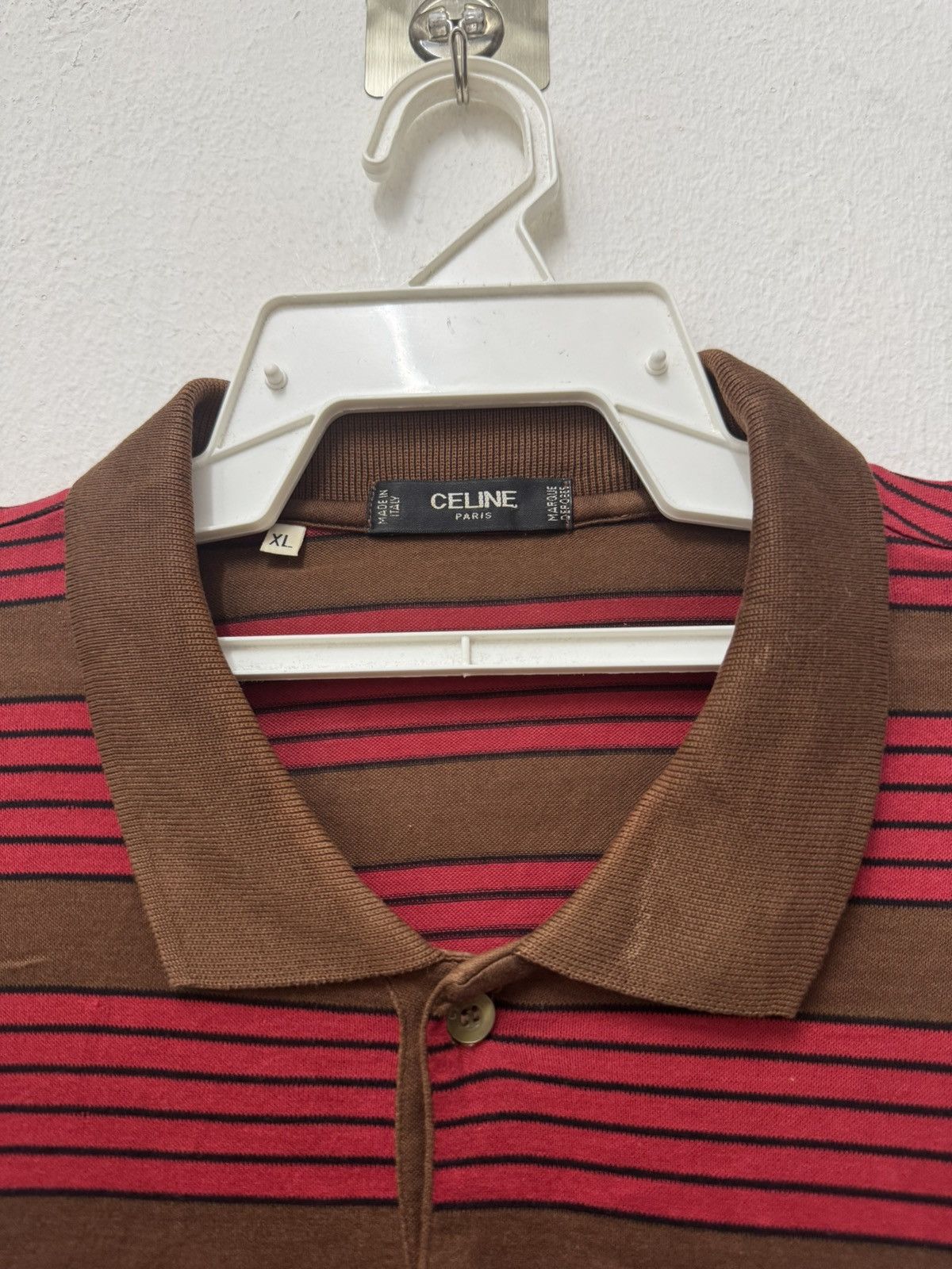 Celine Celine Polo Golf Single Pocket Line Collar Tee Size US XL / EU 56 / 4 - 3 Thumbnail