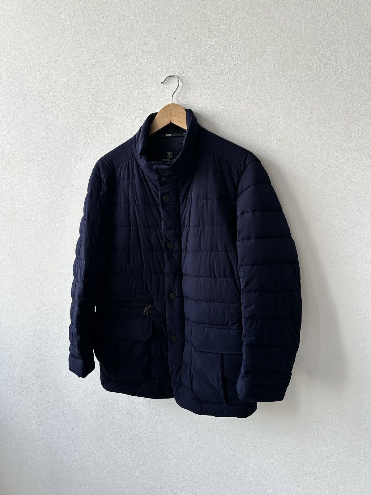 Schneiders Schneiders Salzburg Navy Quilted Micro Down Jacket Size US S / EU 44-46 / 1 - 4 Thumbnail