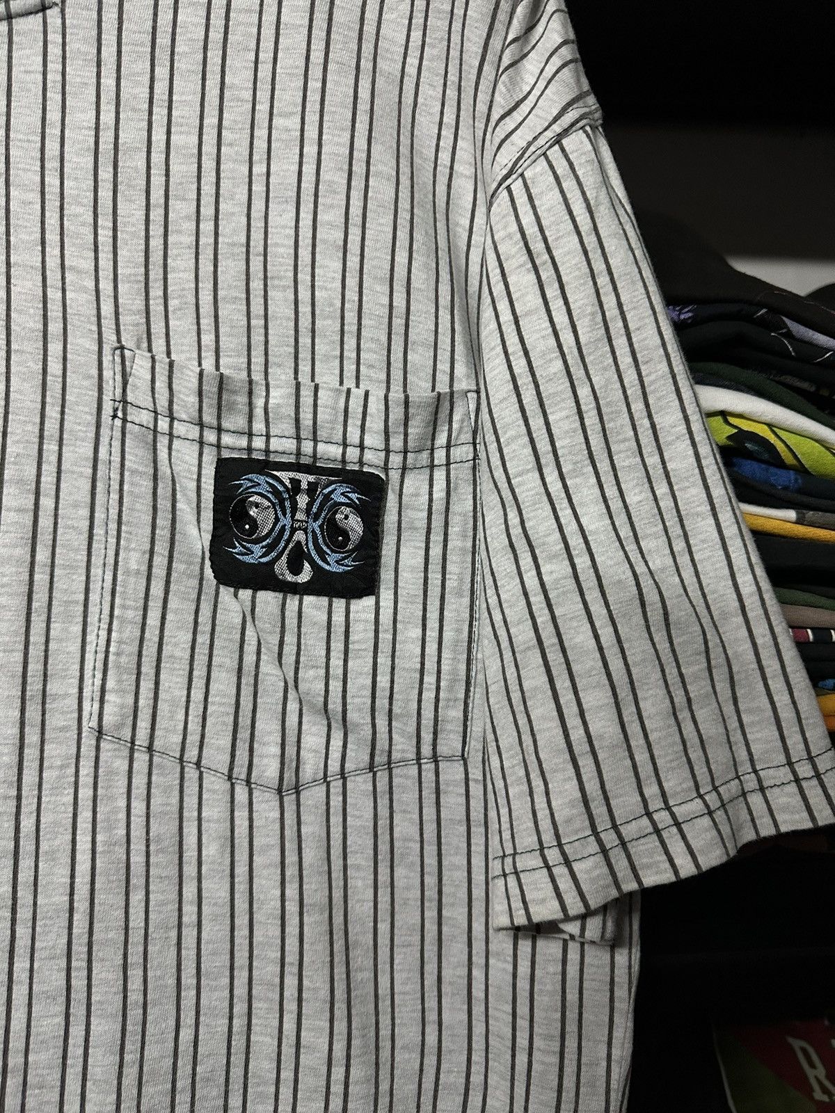 Ron Jon Surf Shop × Vintage Vintage 90s T&C Surf Hawaii Stripe Pocket Tee Size US XL / EU 56 / 4 - 1 Thumbnail