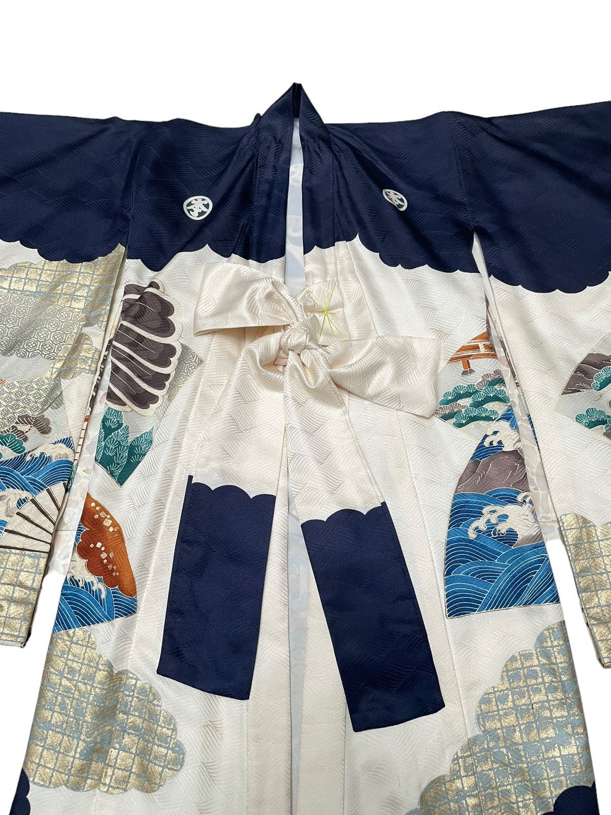 Japanese Brand × Vintage Vintage Japanese Brand Kimono Full Print 1990s Size XS / US 0-2 / IT 36-38 - 4 Thumbnail