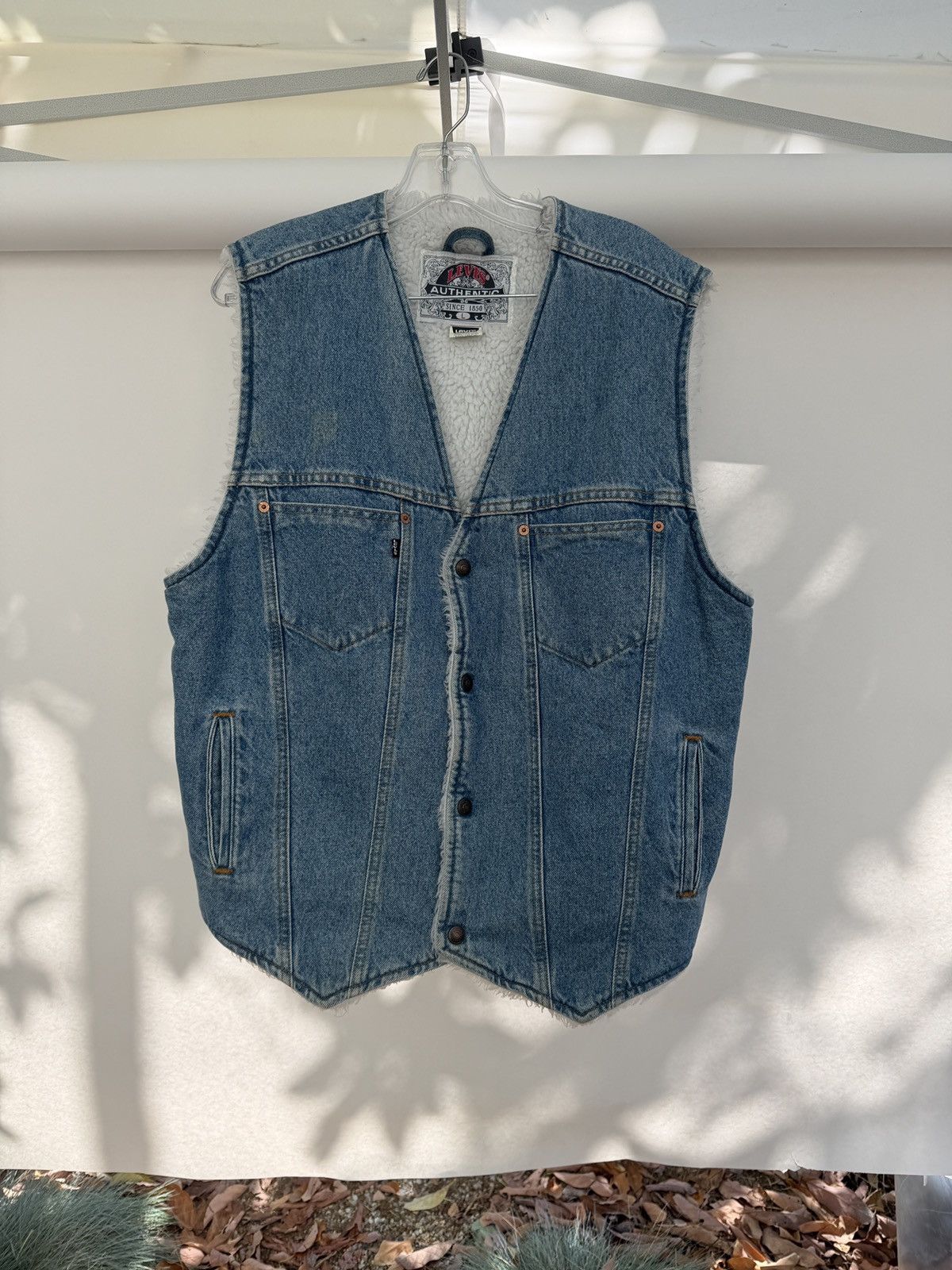 Levi's Vintage Clothing Levis vintage 90’s denim trucker vest Size US L / EU 52-54 / 3 - 1 Thumbnail