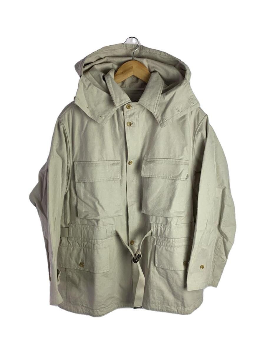 A.PRESSE White Cotton Military Jacket Size US XS / EU 42 / 0 - 1 Thumbnail
