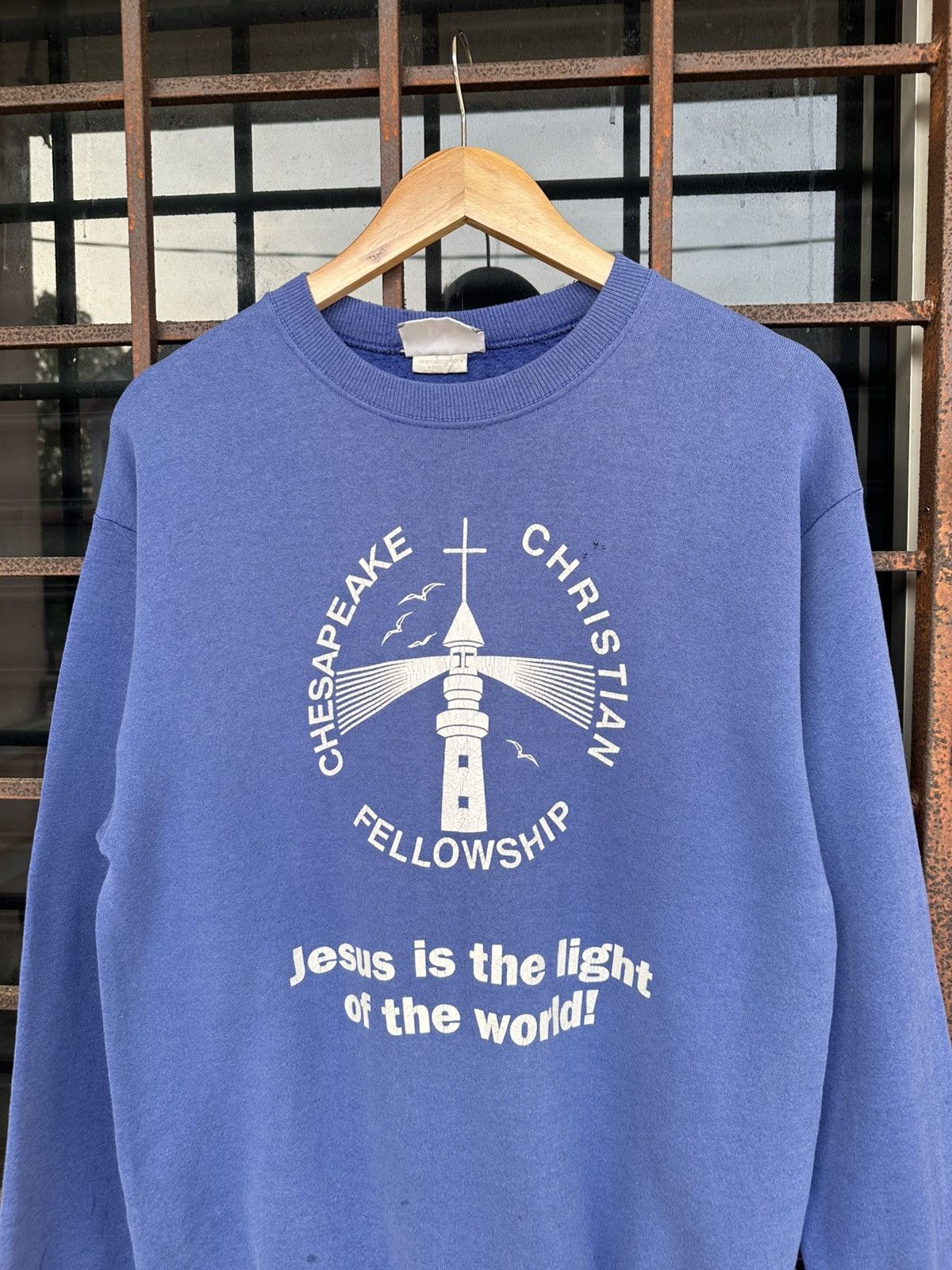 Vintage Sun Faded Lee Jesus Tee ERD Style Crewneck Size US M / EU 48-50 / 2 - 5 Thumbnail