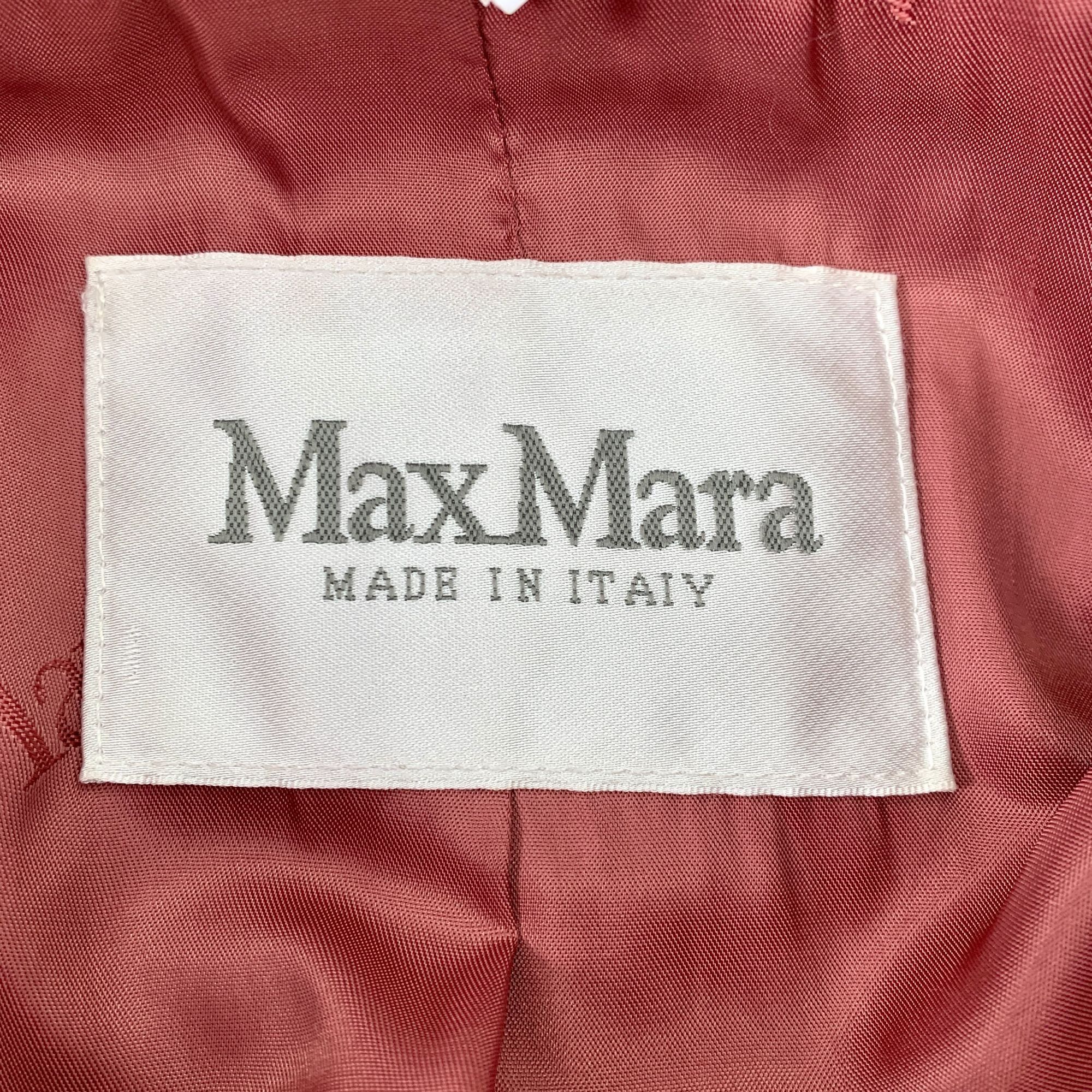 Max Mara MaxMara Teddy Collection Pink Teddy Wool Double-Breasted Coa Size M / US 6-8 / IT 42-44 - 2 Thumbnail