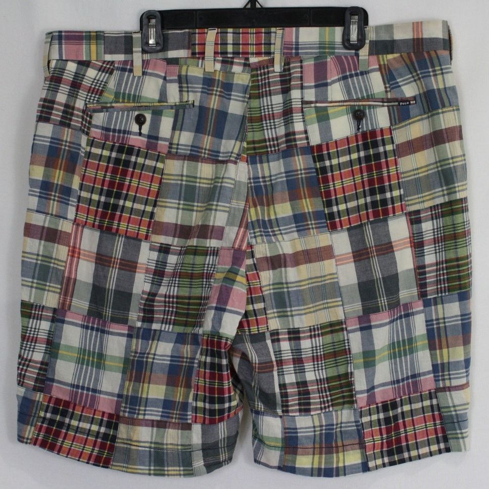 Ralph Lauren Polo Ralph Lauren Patchwork Madras Shorts Men 40 Classic Fit Size US 40 / EU 56 - 8 Thumbnail