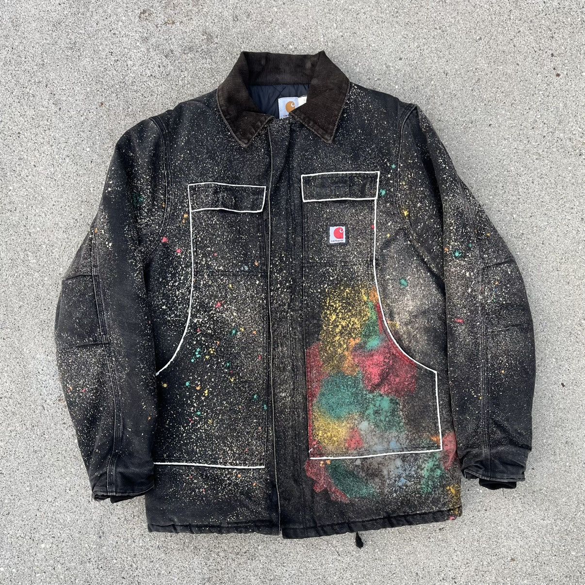Carhartt Custom Vintage Carhartt Quilt Lined CQ196 Chore Coat Ranch Size US L / EU 52-54 / 3 - 11 Thumbnail