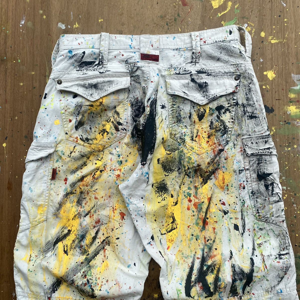Other Custom Painter Multi Colour Cargo Pants Size US 33 - 5 Thumbnail