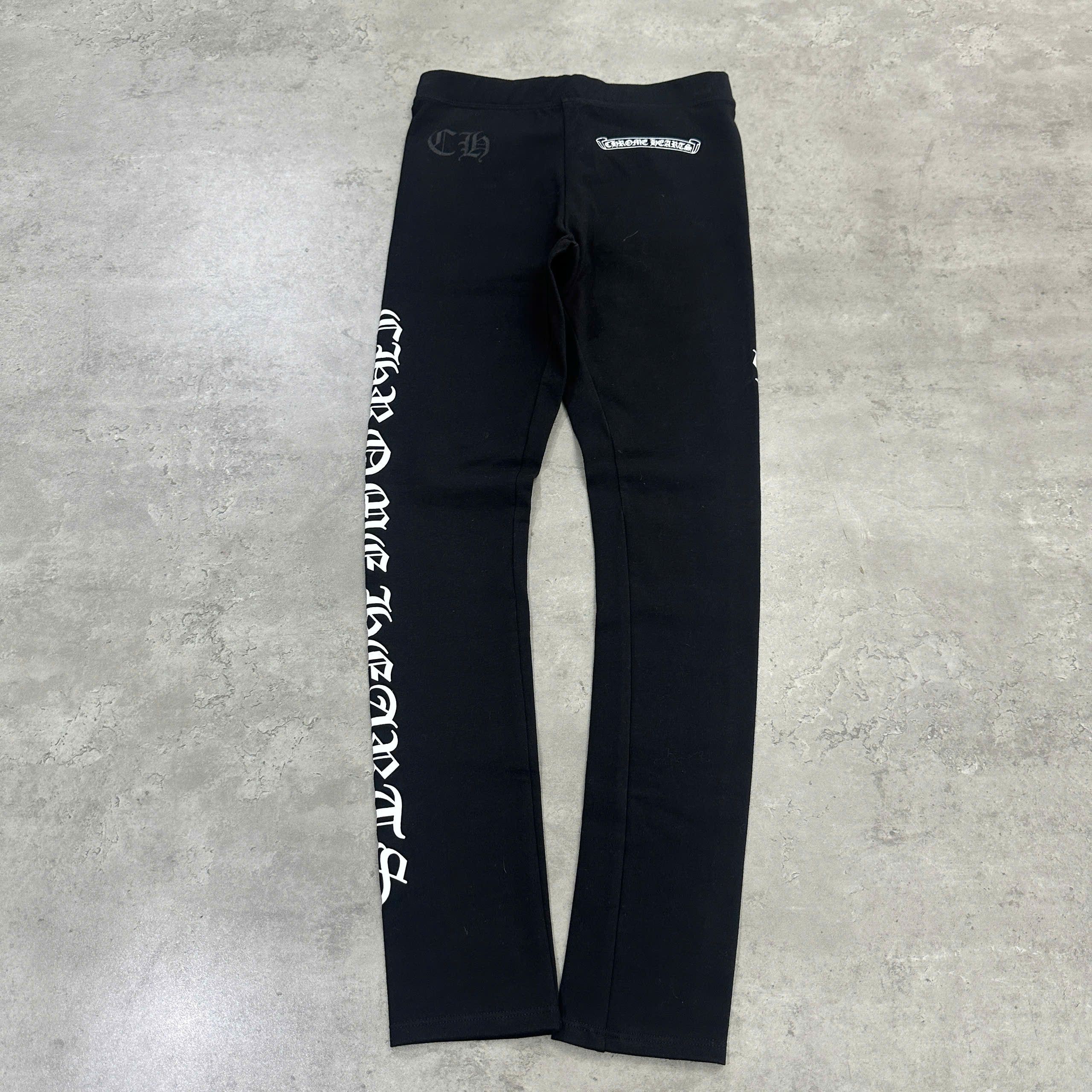 Chrome Hearts Chrome Hearts Scroll white print leggings black Size 25" / US 0 / IT 36 - 2 Thumbnail